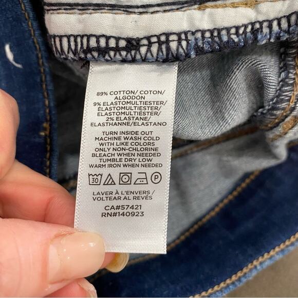 Loft The Legging Jeans Size 6 Dark Wash High Rise Skinny Stretch Denim NWT - Picture 10 of 10